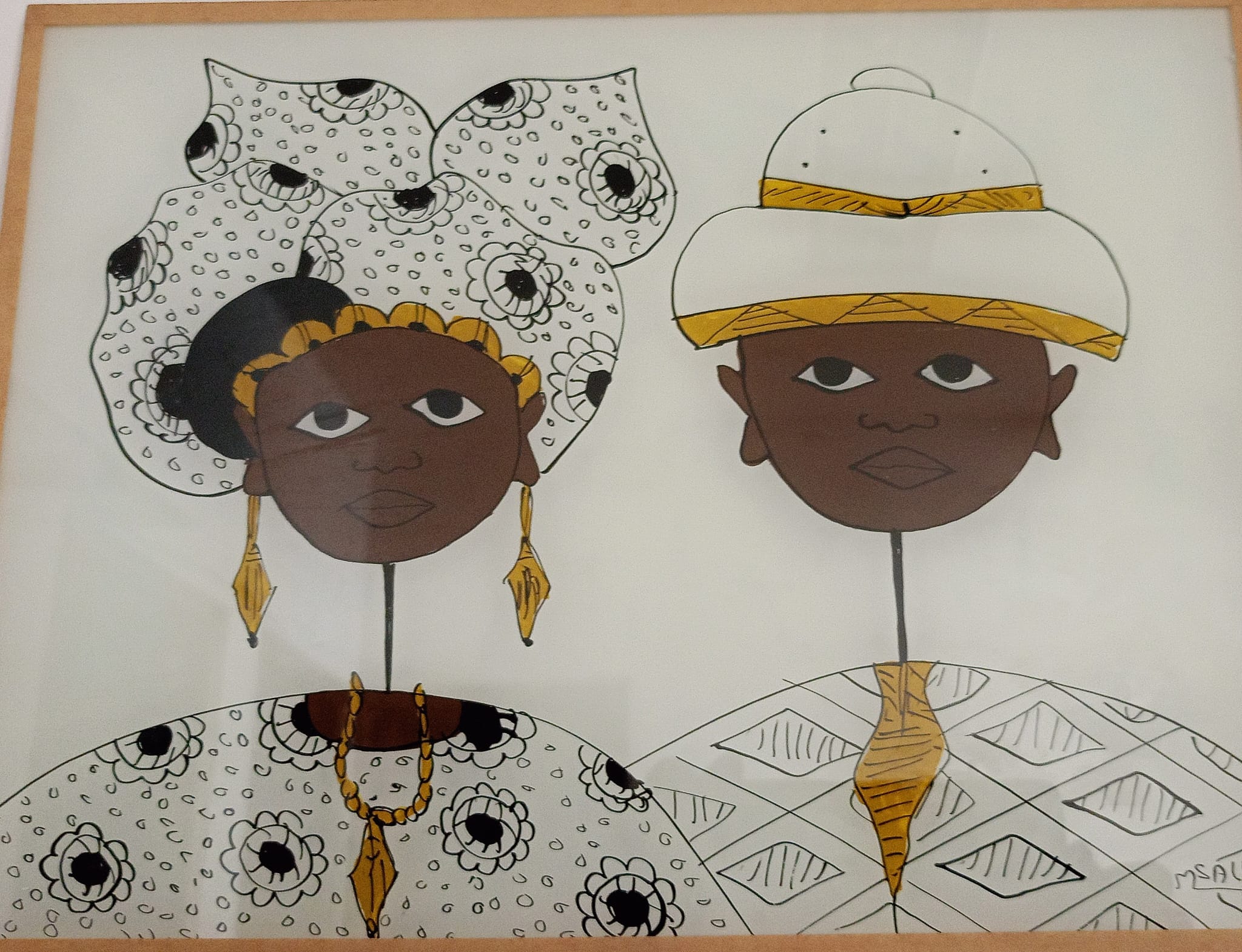 Pareja de senegal 1960